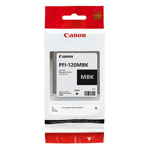 Cartus Cerneala Original Canon Black, PFI-120MBK, pentru IPF TM-200|TM-205|TM-300|TM-305, 130ml, ,NOPP, "2884C001AA"