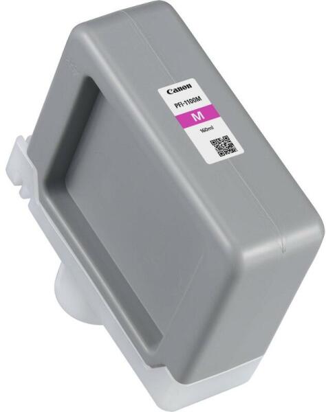 Cartus Cerneala Original Canon Magenta, PFI-1100M, pentru IPF PRO-2000|PRO-4000|PRO-6000, 160ml, incl.TV 0.15 RON,NOPP, "0852C001AA"