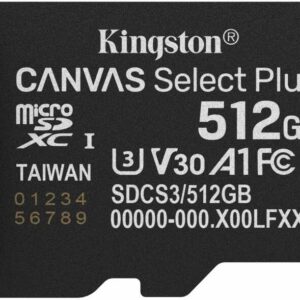 MEMORY MICRO SDXC 512GB UHS-I/SDCS3/512GBSP KINGSTON "SDCS3/512GBSP"
