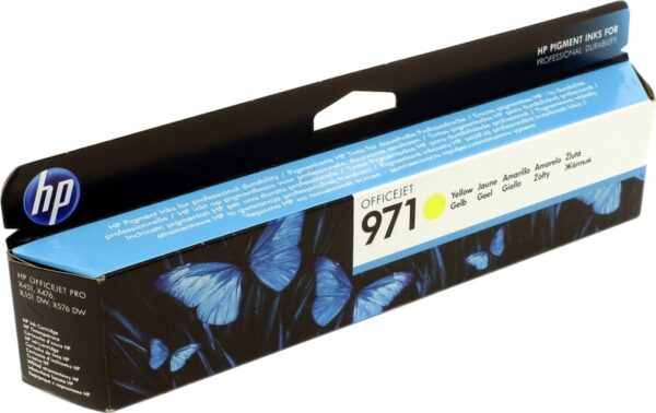 Cartus Cerneala Original HP Yellow, nr.971, pentru Officejet PRO X451DW|X576, , , "CN624AE"