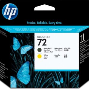 Cap Printare Original HP Matte Black/Yellow, nr.72, pentru DesignJet T1100|1120|1200|1300|2300|T610|620|770|790, , , "C9384A"