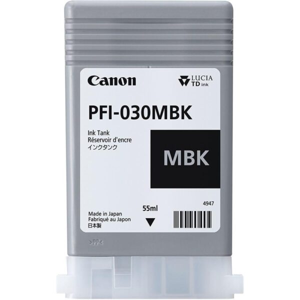 Cartus Cerneala Original Canon Black, PFI-030MBK , pentru TM-240|TM-340, 55ml, "3488C001AA" Cartus Cerneala Original Canon Black, PFI-030MBK , pentru TM-240|TM-340, 55ml, "3488C001AA"