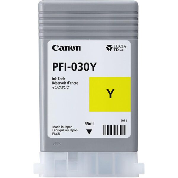 Cartus Cerneala Original Canon Yellow, PFI-030Y, pentru IPF TM-240|IPF TM-340, 55ml, ,NOPP, "3492C001AA" Cartus Cerneala Original Canon Yellow, PFI-030Y, pentru IPF TM-240|IPF TM-340, 55ml, ,NOPP, "3492C001AA"