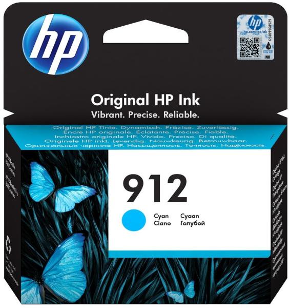 Cartus Cerneala Original HP Cyan, nr.912, pentru OfficeJet 8013|8023, 0.315K, , "3YL77AE" Cartus Cerneala Original HP Cyan, nr.912, pentru OfficeJet 8013|8023, 0.315K, , "3YL77AE"