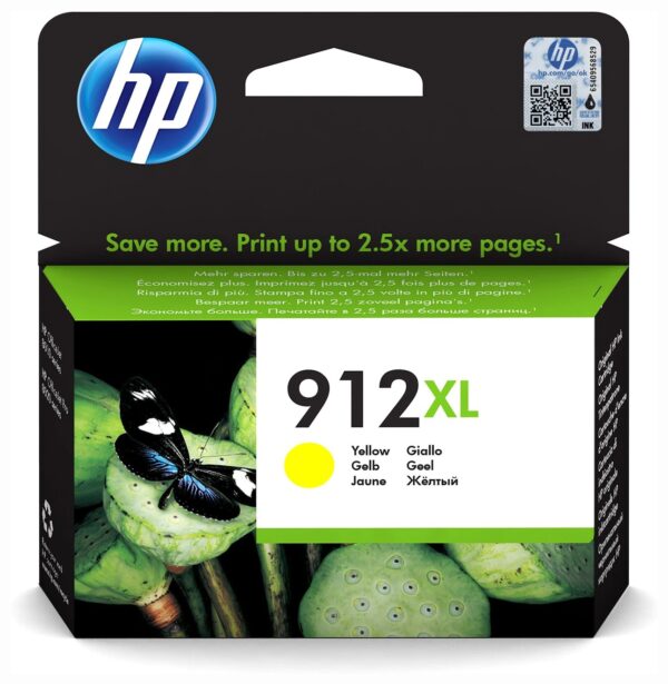 Cartus Cerneala Original HP Yellow, nr.912XL, pentru OfficeJet 8013|8023, 825, , "3YL83AE" Cartus Cerneala Original HP Yellow, nr.912XL, pentru OfficeJet 8013|8023, 825, , "3YL83AE"