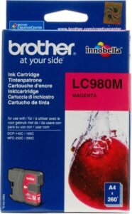 Cartus Cerneala Original Brother Magenta, LC980M, pentru DCP-145C|165C|195C|365C|375C|MFC-250C|290C|295CN, 295,, , "LC980M"