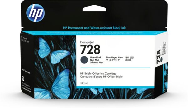 Cartus Cerneala Original HP Matte Black, nr.728, pentru DesignJet T730|DesignJet T830, , incl.TV 1.2incl.TV "3WX25A" Cartus Cerneala Original HP Matte Black, nr.728, pentru DesignJet T730|DesignJet T830, , incl.TV 1.2incl.TV "3WX25A"
