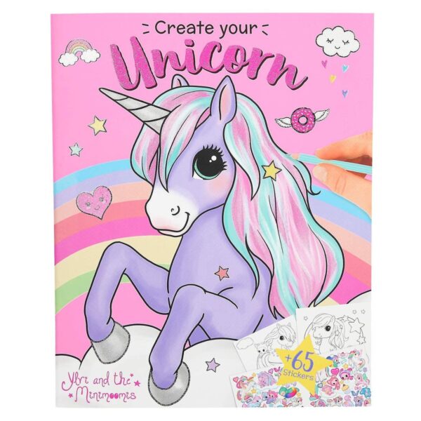 Carte de colorat Unicorn Ylvi Create Your Unicorn Carte de colorat Unicorn Ylvi Create Your Unicorn