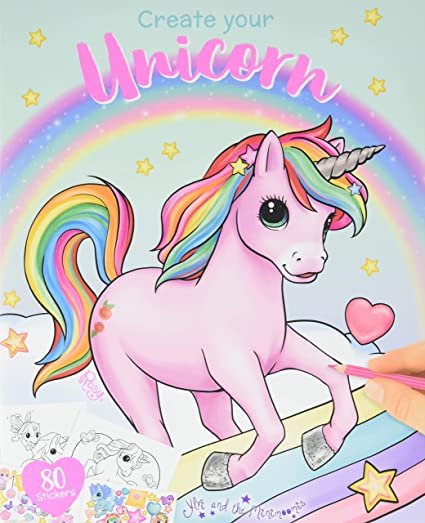 Carte de colorat Unicorn Ylvi Create Your Unicorn Carte de colorat Unicorn Ylvi Create Your Unicorn