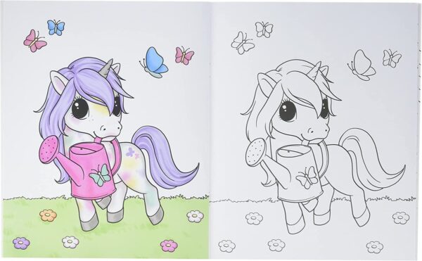 Carte de colorat Unicorn Ylvi Create Your Unicorn Carte de colorat Unicorn Ylvi Create Your Unicorn