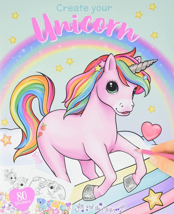 Carte de colorat Unicorn Ylvi Create Your Unicorn Carte de colorat Unicorn Ylvi Create Your Unicorn