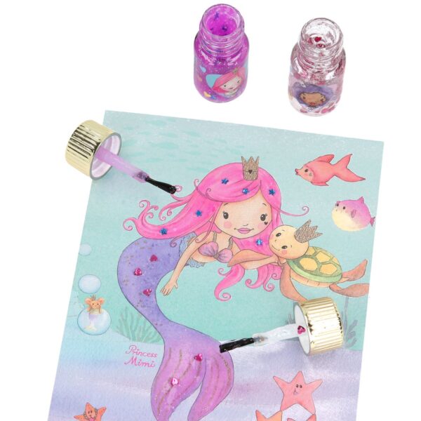 Set creativ lipici cu sclipici Depesche