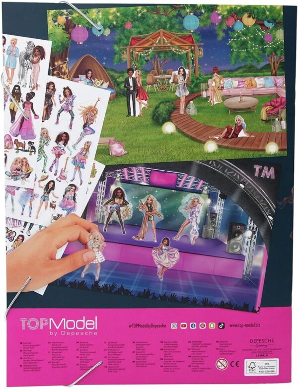 Carte Sticker World Top Model