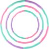 Cerc Hula Hoop 8 piese Top Model Cerc Hula Hoop 8 piese Top Model