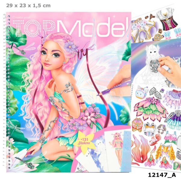 Carte de colorat Fantasy TOPModel Carte de colorat Fantasy TOPModel