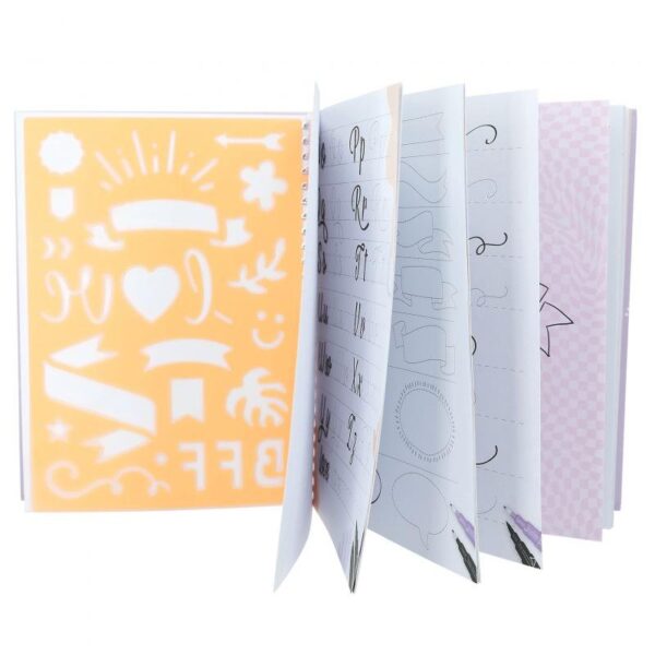 Carte de colorat Set Handlelettering TOPModel Carte de colorat Set Handlelettering TOPModel