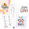Carte de colorat Set Handlelettering TOPModel Carte de colorat Set Handlelettering TOPModel