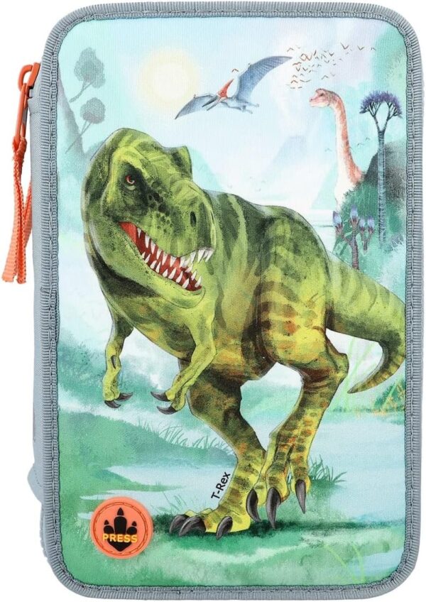 Penar echipat cu 3 fermoare cu cod T-REX Penar echipat cu 3 fermoare cu cod T-REX