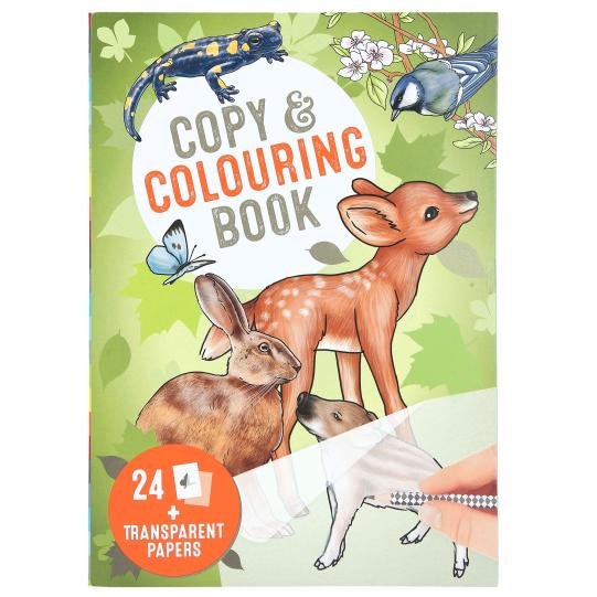 Carte de colorat și copiat Wildlife Top Model