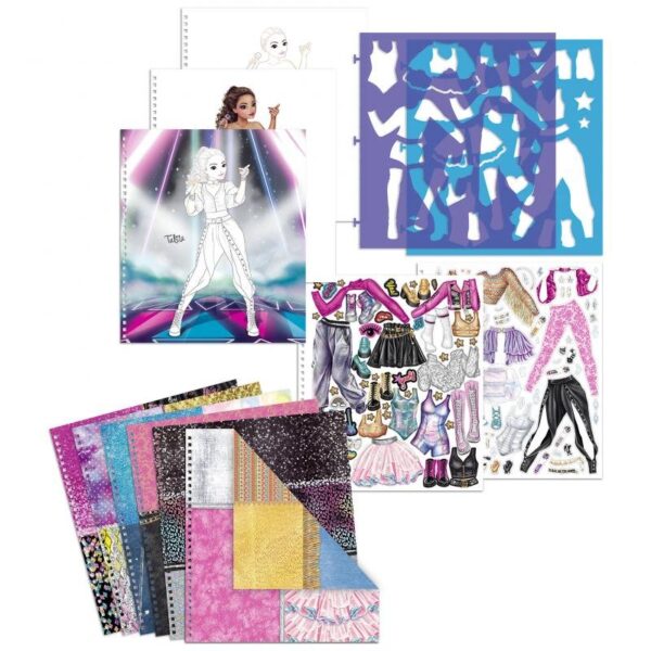 Carte de colorat Top Model Popstar Carte de colorat Top Model Popstar
