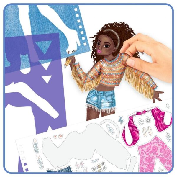 Carte de colorat Top Model Popstar Carte de colorat Top Model Popstar