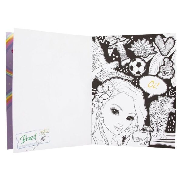Carte de colorat și design TOPModel Carte de colorat și design TOPModel