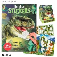 Stickere cu numere Dino World Stickere cu numere Dino World