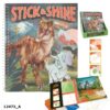 Carte de activități Stick & Shine Dino World Carte de activități Stick & Shine Dino World
