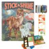 Carte de activități Stick & Shine Dino World Carte de activități Stick & Shine Dino World