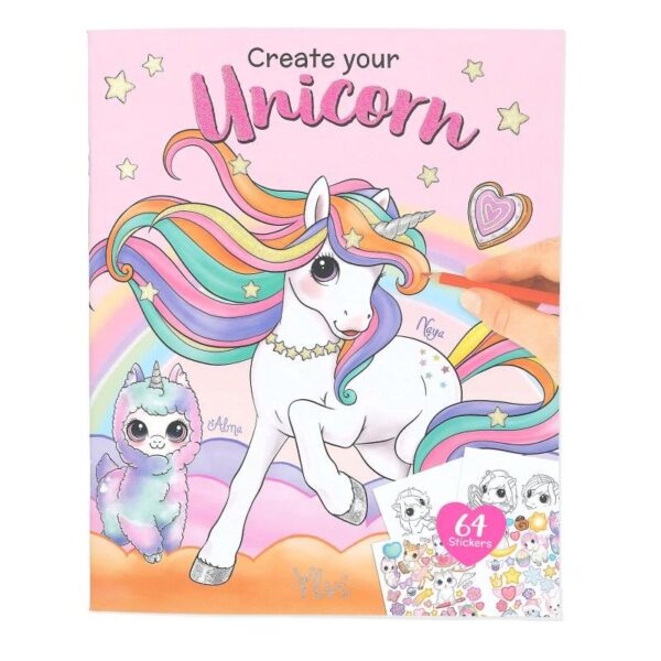 Carte de colorat Unicorn Ylvi