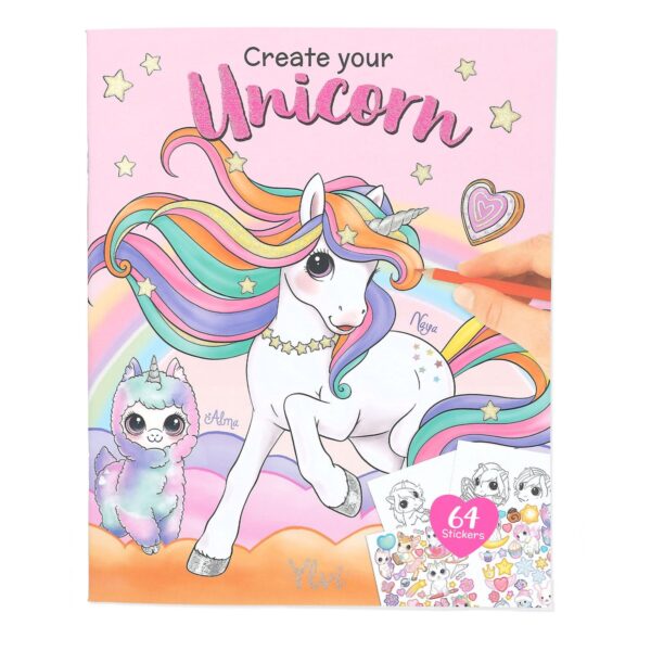 Carte de colorat Unicorn Ylvi