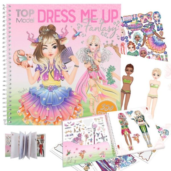 Carte cu stickere Dress Me Up Top Model