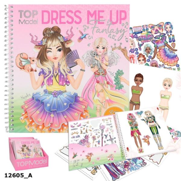 Carte cu stickere Dress Me Up Top Model