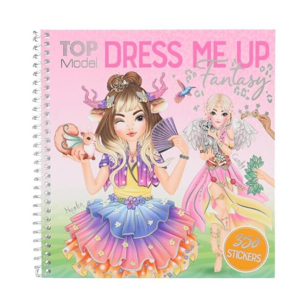 Carte cu stickere Dress Me Up Top Model