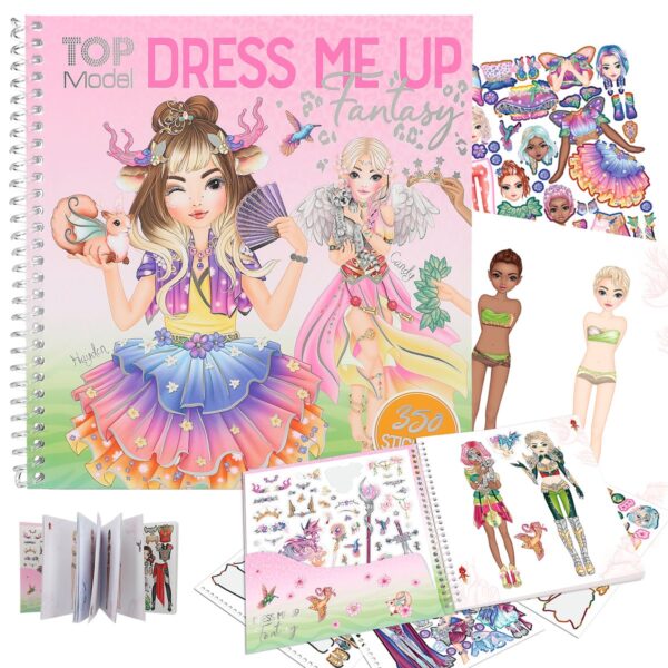 Carte cu stickere Dress Me Up Top Model