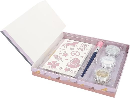 Set tatuaje cu sclipici Horses Miss Melody Set tatuaje cu sclipici Horses Miss Melody