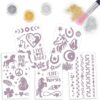 Set tatuaje cu sclipici Horses Miss Melody Set tatuaje cu sclipici Horses Miss Melody