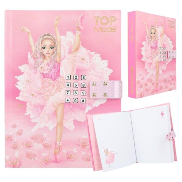 Jurnal cu cod și sunet Ballet Top Model