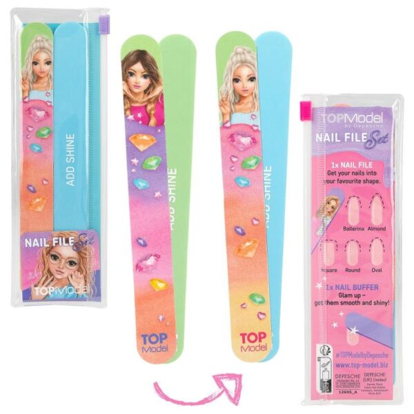 Set 2 pile pentru unghii BEAUTY and Me Top Model