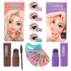 Set pentru sprâncene cu 4 șabloane Beauty and Me Top Model