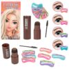 Set pentru sprâncene cu 4 șabloane Beauty and Me Top Model
