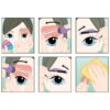 Set pentru sprâncene cu 4 șabloane Beauty and Me Top Model