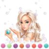 Set 8 bombe de baie Beauty and Me Top Model