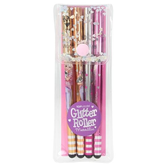 Set 4 pixuri gel metalice Top Model Set 4 pixuri gel metalice Top Model