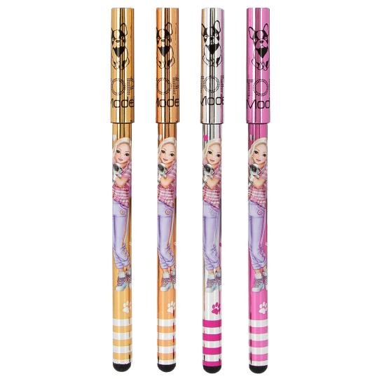 Set 4 pixuri gel metalice Top Model Set 4 pixuri gel metalice Top Model