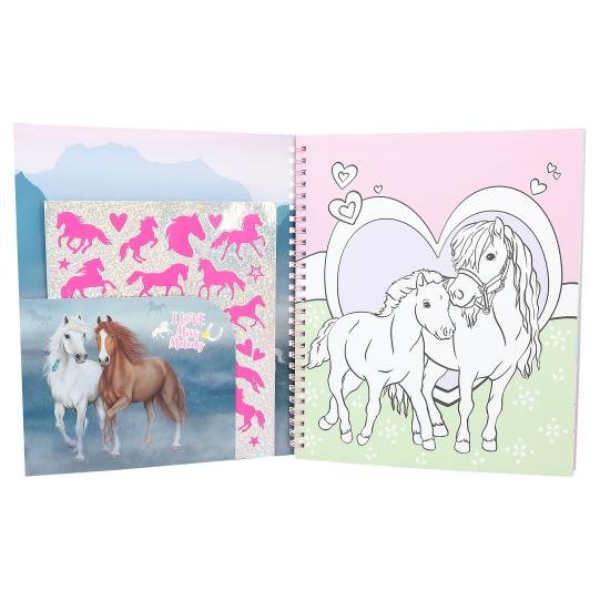 Carte de creativitate cu paiete Miss Melody