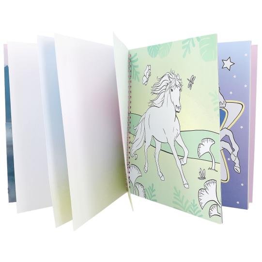 Carte de creativitate cu paiete Miss Melody