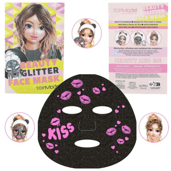 Mască de față Glitter Top Model Mască de față Glitter Top Model