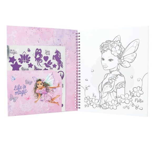 Carte de colorat Fairy Love TOPModel Carte de colorat Fairy Love TOPModel