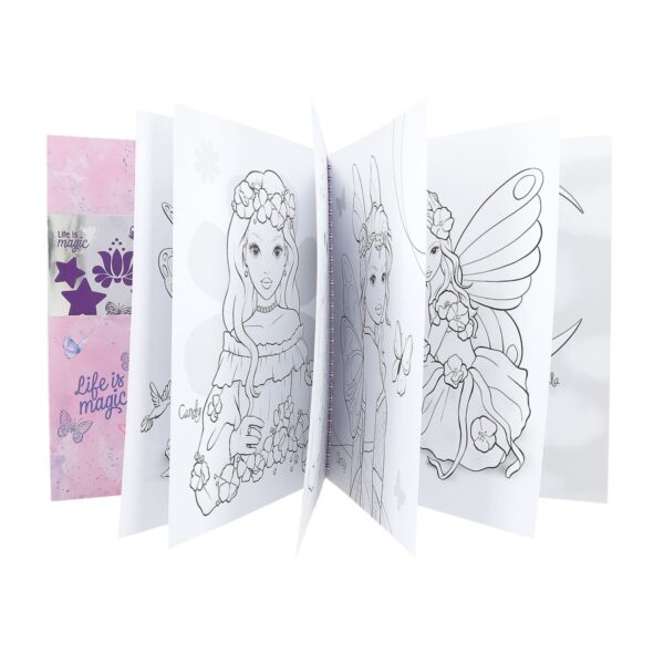 Carte de colorat Fairy Love TOPModel Carte de colorat Fairy Love TOPModel